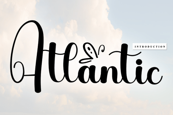 Atlantic: A Sweet, Cursive Handwritten Font