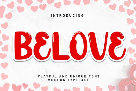 Belove: A Handwritten Font for Warm, Friendly Design Projects