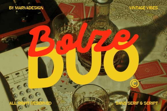 Bolze: Where Vintage Confidence Meets Modern Typographic Flexibility