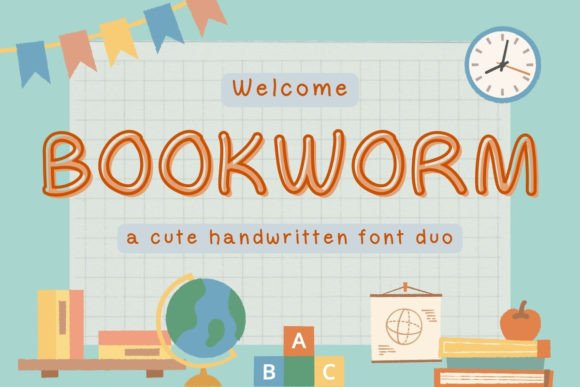 Bookworm Duo: A Playful Handwritten Font That Delivers—When Used Right