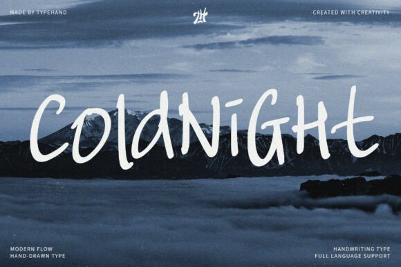Coldnight: A Handwritten Font with Real Personality