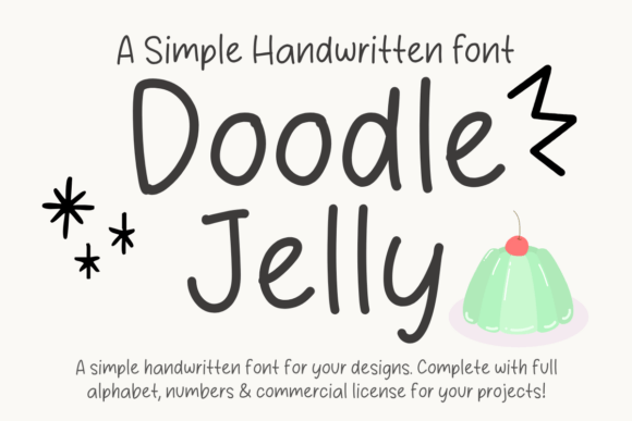 Doodle Jelly: A Playful Yet Polished Handwritten Font