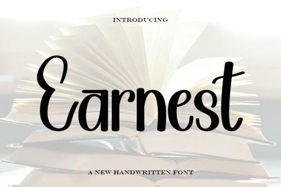 Earnest: Where Handwritten Elegance Meets Timeless Design Utility