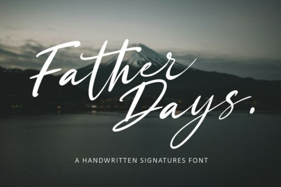 Father Days: Handwritten Elegance, Professionally Refined