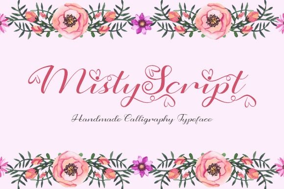Misty Script: A Handwritten Font That Brings Warmth, Personality, and Authenticity to Your Designs