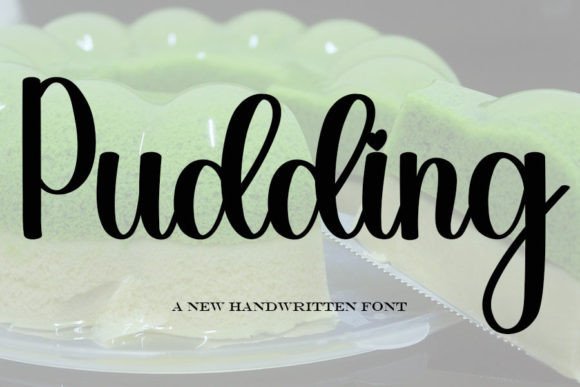 Pudding Font: Where Handwritten Charm Meets Timeless Design