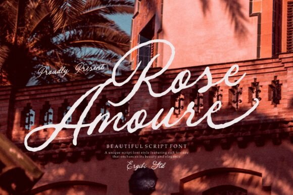 Rose Amoure Font: The Timeless Handwritten Script for Elegant Design