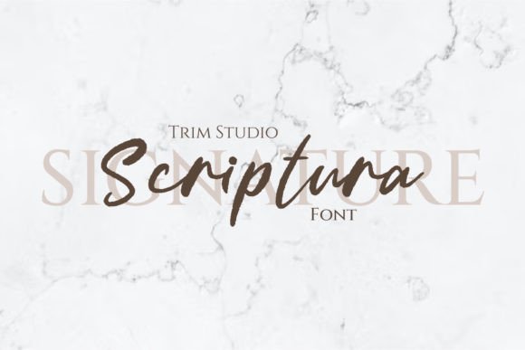 Scriptura: Elegant Handwritten Typography That Works—When Used Right
