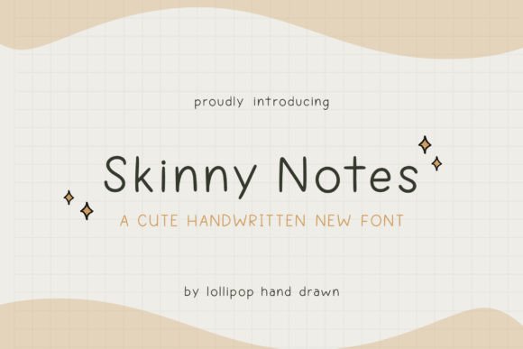 Skinny Notes: A Handwritten Font Built for Digital Clarity