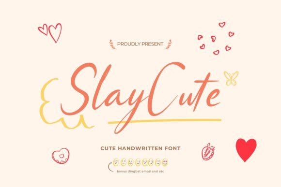 Slaycute: A Playful Handwritten Font with Real Personality