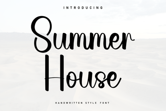 Summer House: The Handwritten Font That Brings Warmth, Personality, and Trust to Your Designs