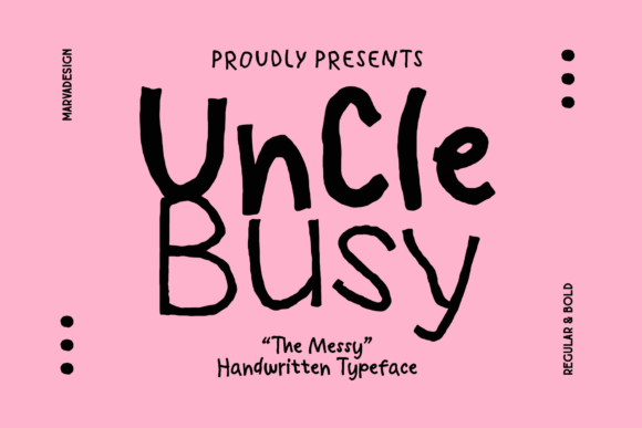 Uncle Busy: The Playful, Imperfect Handwritten Font That Feels Human